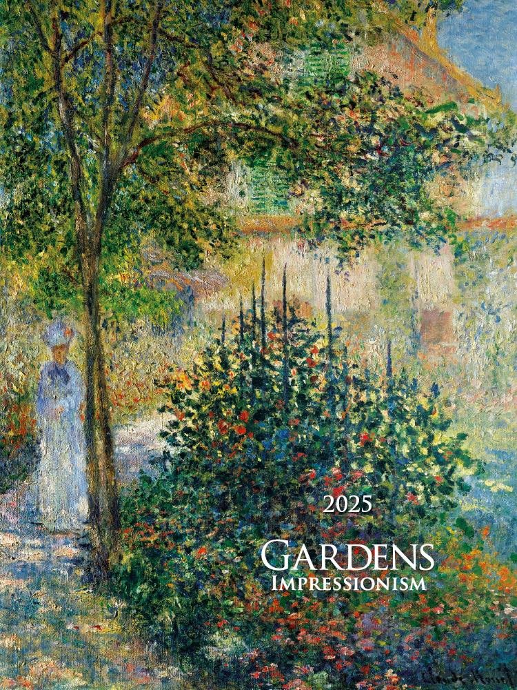 Calendar/Diary Kalendář 2025 Gardens Impressionism, nástěnný, 42 x 56 cm 