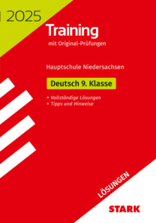 Libro STARK Lösungen zu Original-Prüfungen und Training Hauptschule 2025 - Deutsch 9. Klasse - Niedersachsen 