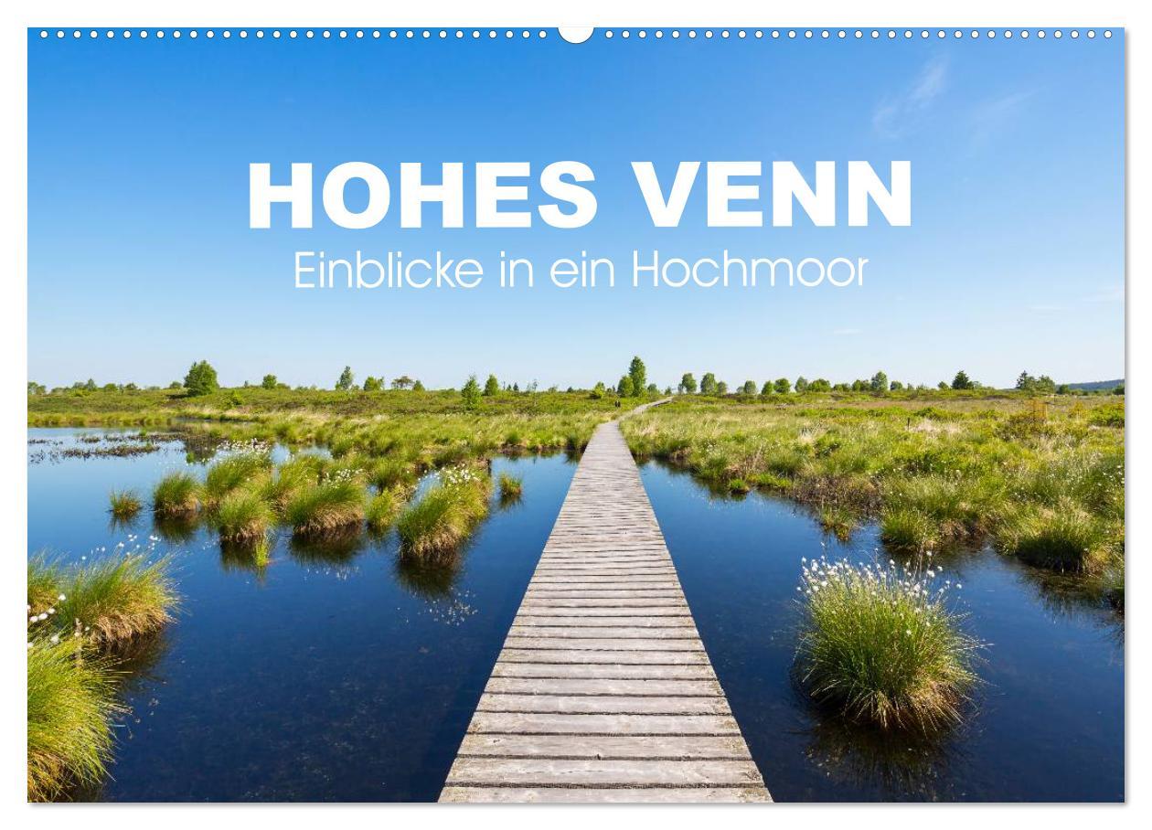 Kalendarz/Pamiętnik HOHES VENN - Einblicke in ein Hochmoor (Wandkalender 2025 DIN A2 quer), CALVENDO Monatskalender Calvendo