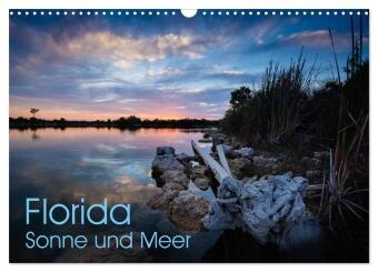 Kalendarz/Pamiętnik Florida. Sonne und Meer (Wandkalender 2025 DIN A3 quer), CALVENDO Monatskalender Calvendo