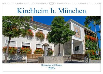 Kalendář/Diář Kirchheim bei München (Wandkalender 2025 DIN A3 quer), CALVENDO Monatskalender Calvendo