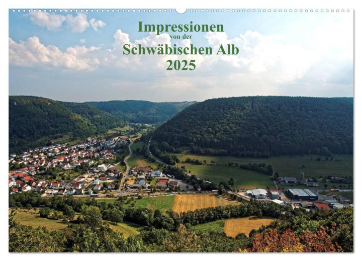 Kalendar/Rokovnik Impressionen von der Schwäbischen Alb (Wandkalender 2025 DIN A2 quer), CALVENDO Monatskalender Calvendo