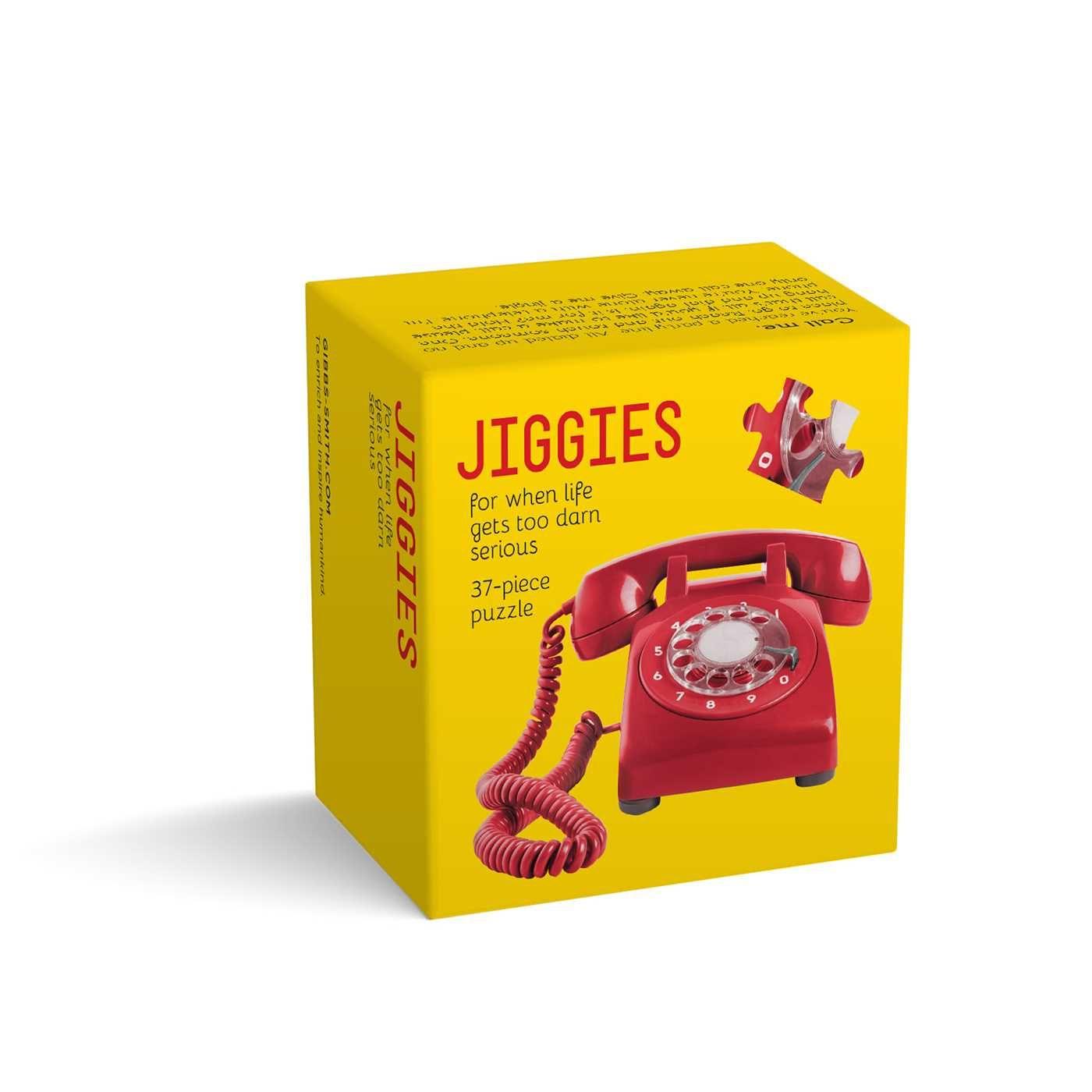 Knjiga TELEPHONE CALL ME JIGGIE PUZZLE 37PC GIBBS SMITH GIFT