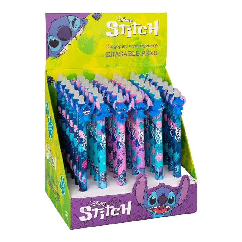 Stationery items gumovatelné pero v displeji Stitch 