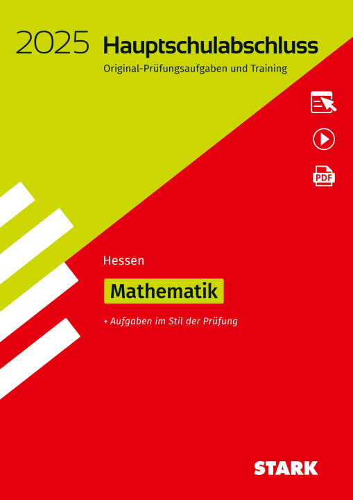 Książka STARK Original-Prüfungen und Training Hauptschulabschluss 2025 - Mathematik - Hessen, m. 1 Buch, m. 1 Beilage 