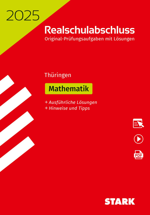 Książka STARK Original-Prüfungen Realschulabschluss 2025 - Mathematik - Thüringen, m. 1 Buch, m. 1 Beilage 