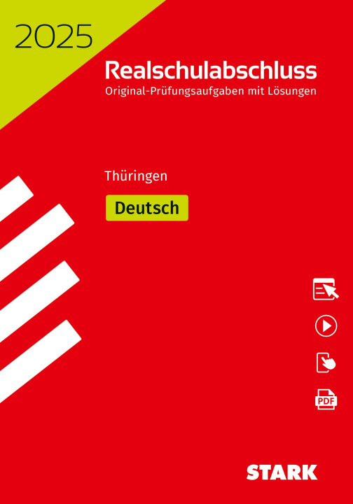 Książka STARK Original-Prüfungen Realschulabschluss 2025 - Deutsch - Thüringen, m. 1 Buch, m. 1 Beilage 