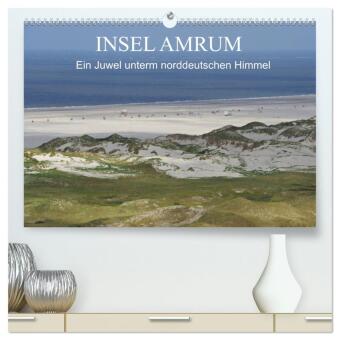 Calendar/Diary Insel Amrum - Ein Juwel unterm norddeutschen Himmel (hochwertiger Premium Wandkalender 2025 DIN A2 quer), Kunstdruck in Hochglanz Calvendo