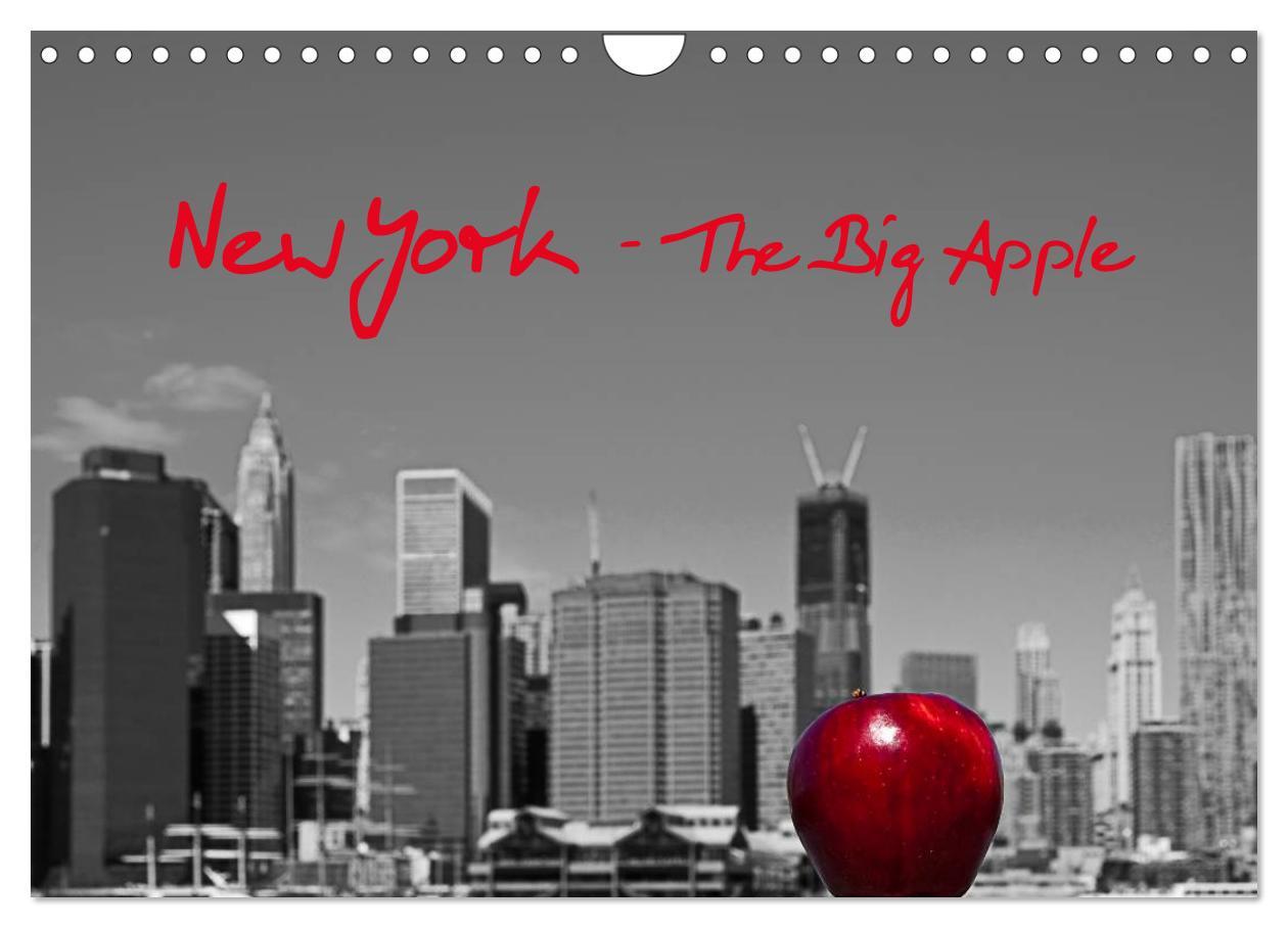 Kalendár/Diár New York - The Big Apple (Wandkalender 2025 DIN A4 quer), CALVENDO Monatskalender Calvendo