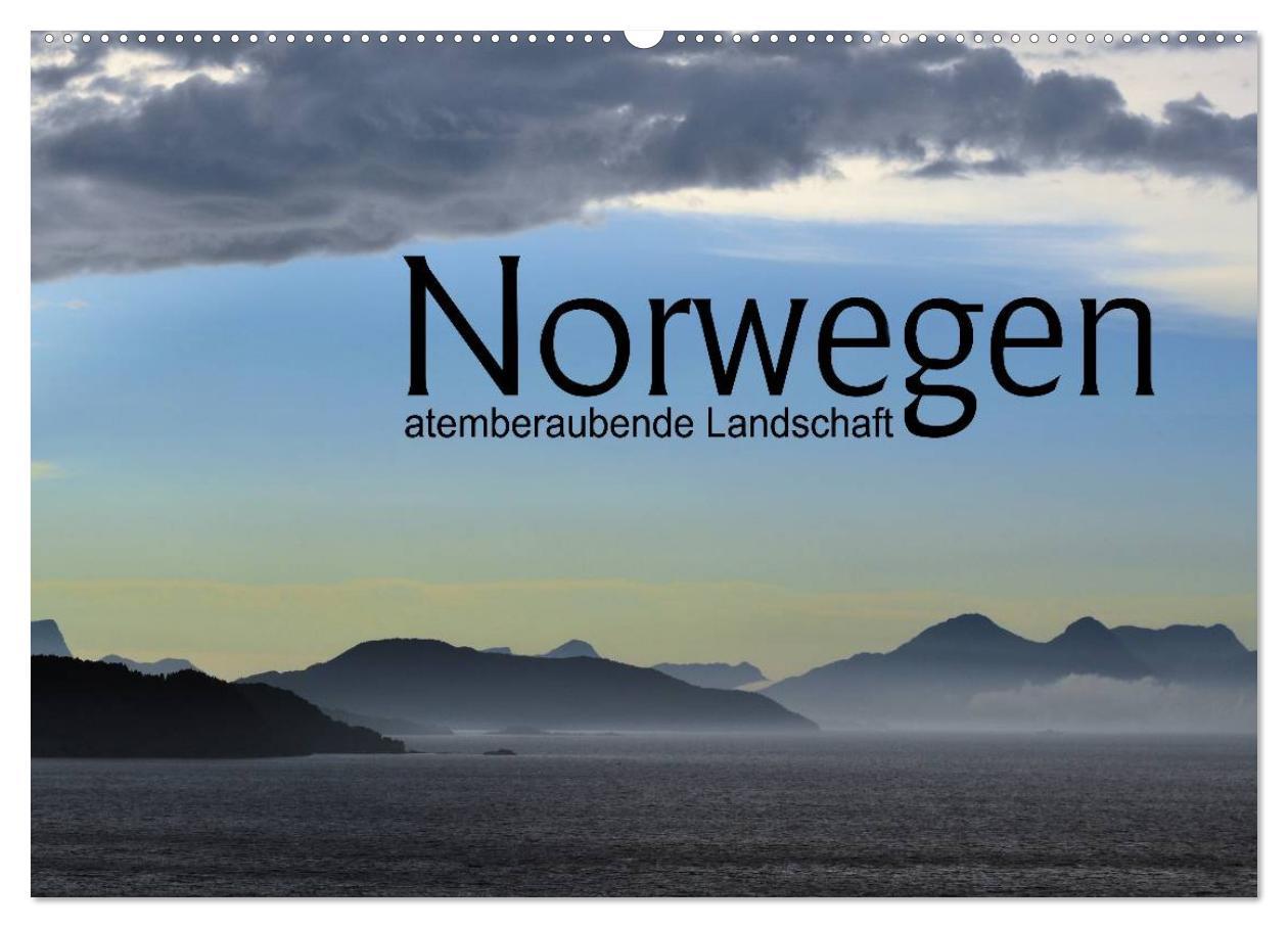 Naptár/Határidőnapló Norwegen atemberaubende Landschaft (Wandkalender 2025 DIN A2 quer), CALVENDO Monatskalender Calvendo