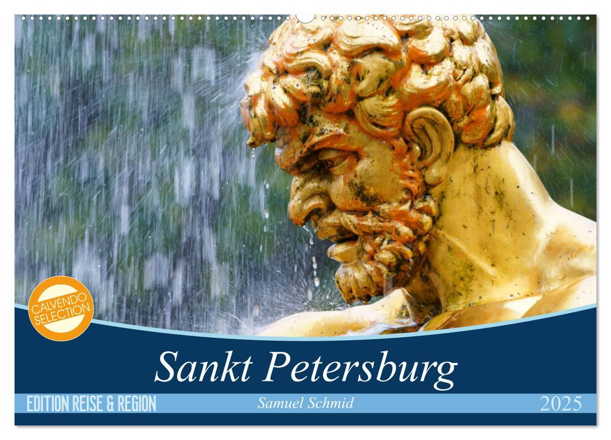 Calendar / Agendă Sankt Petersburg (Wandkalender 2025 DIN A2 quer), CALVENDO Monatskalender Calvendo