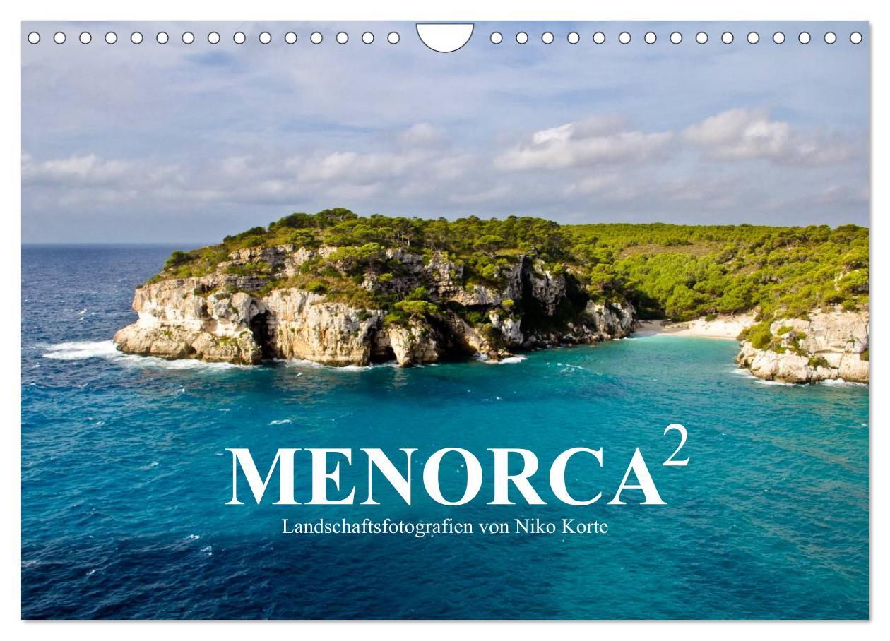 Kalendár/Diár MENORCA 2 - Landschaftsfotografien von Niko Korte (Wandkalender 2025 DIN A4 quer), CALVENDO Monatskalender Calvendo