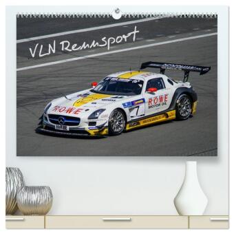 Kalendář/Diář VLN Rennsport (hochwertiger Premium Wandkalender 2025 DIN A2 quer), Kunstdruck in Hochglanz Calvendo