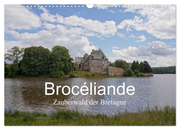 Kalender/Terminbuch Brocéliande / Zauberwald der Bretagne (Wandkalender 2025 DIN A3 quer), CALVENDO Monatskalender Calvendo