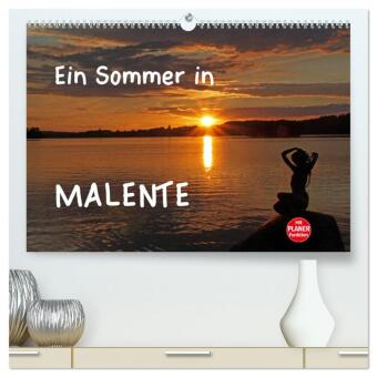 Calendar/Diary Ein Sommer in Malente (hochwertiger Premium Wandkalender 2025 DIN A2 quer), Kunstdruck in Hochglanz Calvendo