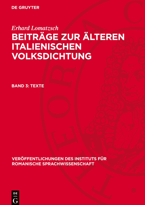 Knjiga Texte Erhard Lomatzsch