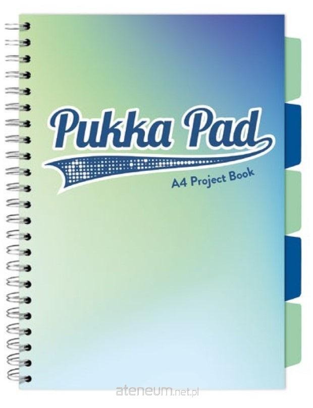 Knjiga Kołozeszyt Pukka Pad A4 Project Book Seafoam morski 