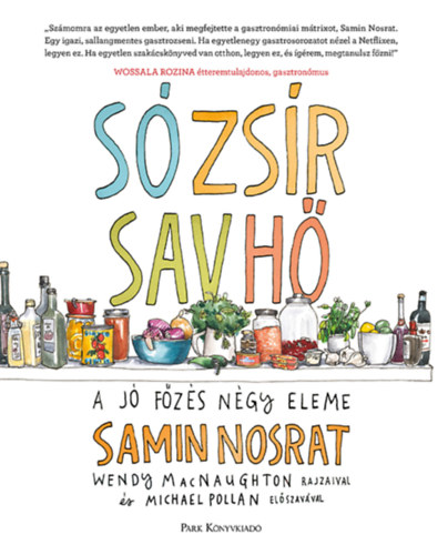 Kniha Só, zsír, sav, hő Samin Nosrat
