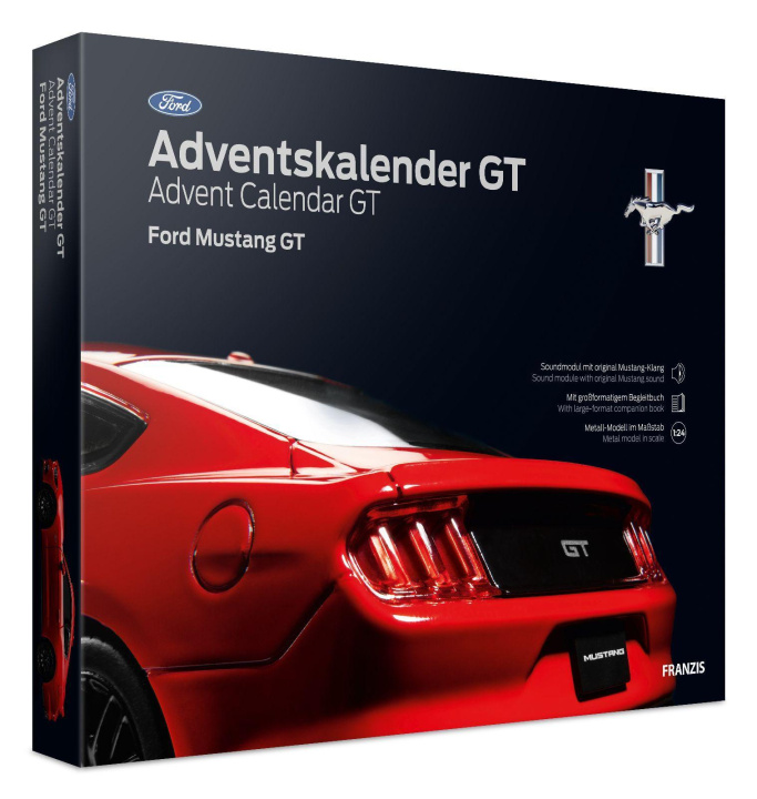 Kalendář/Diář Ford Mustang GT Adventskalender 