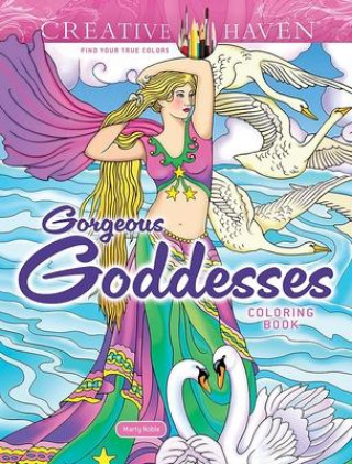 Kniha Creative Haven Gorgeous Goddesses Coloring Book 