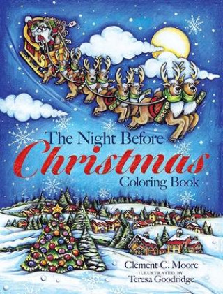 Kniha The Night Before Christmas Coloring Book Teresa Goodridge