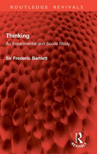 Knjiga Thinking Frederic Bartlett