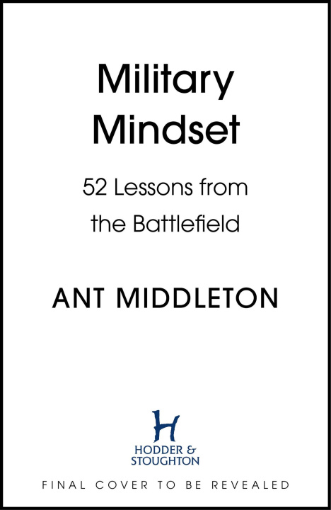 Kniha Military Mindset: Lessons from the Battlefield 