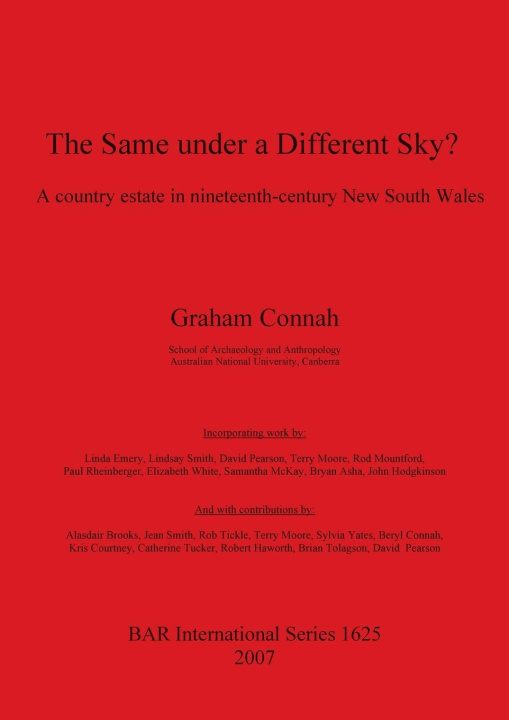 Knjiga The Same under a Different Sky? Graham Connah