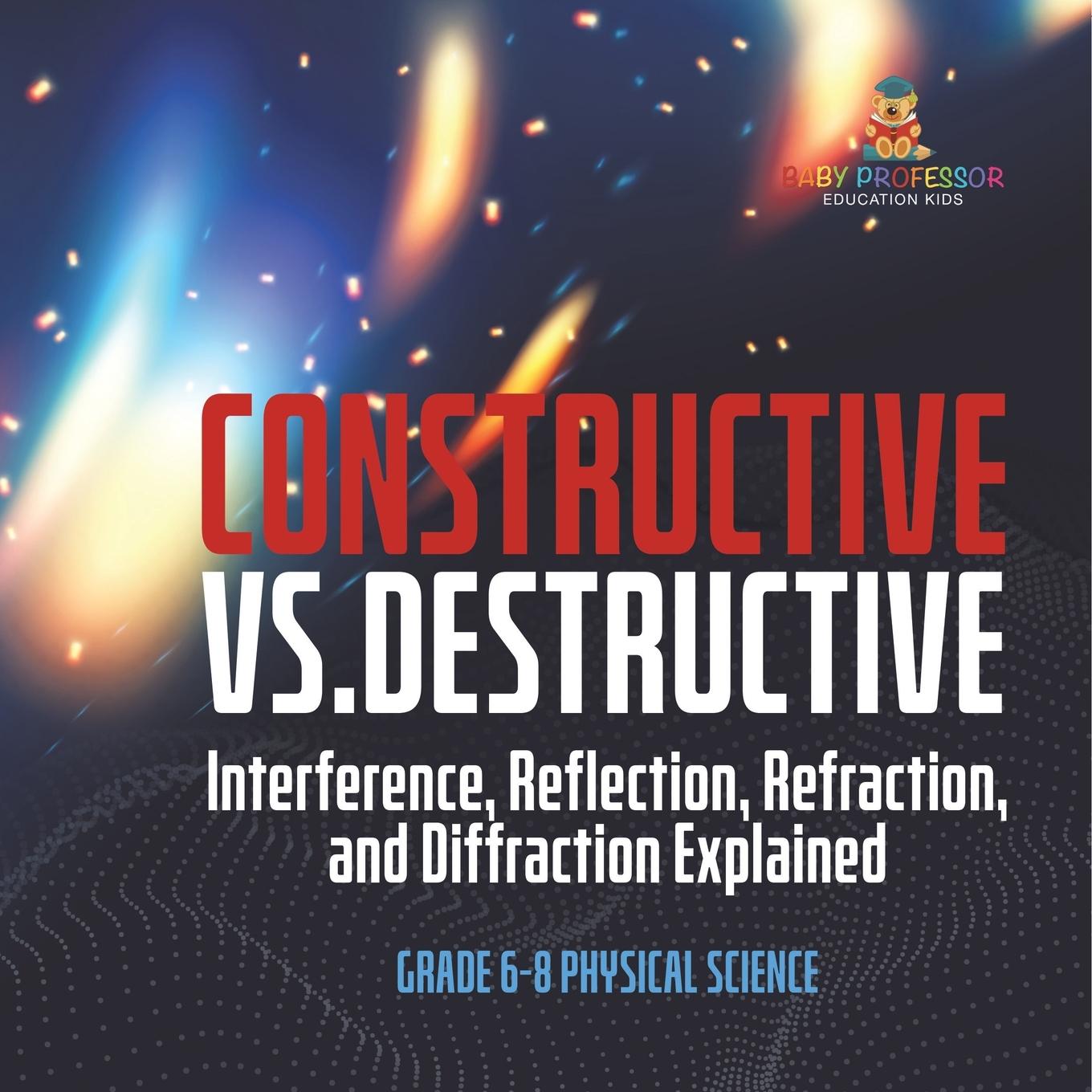 Knjiga Constructive vs. Destructive | Interference, Reflection, Refraction, and Diffraction Explained | Grade 6-8 Physical Science Baby Professor