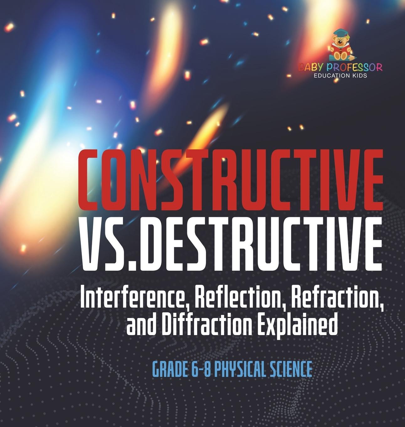Knjiga Constructive vs. Destructive | Interference, Reflection, Refraction, and Diffraction Explained | Grade 6-8 Physical Science Baby Professor