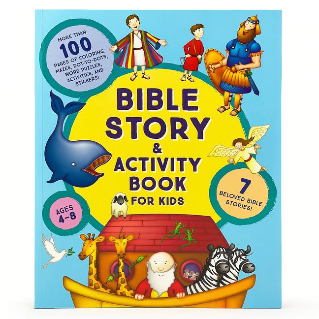 Kniha Bible Story and Activity Book for Kids COTTAGE DOOR