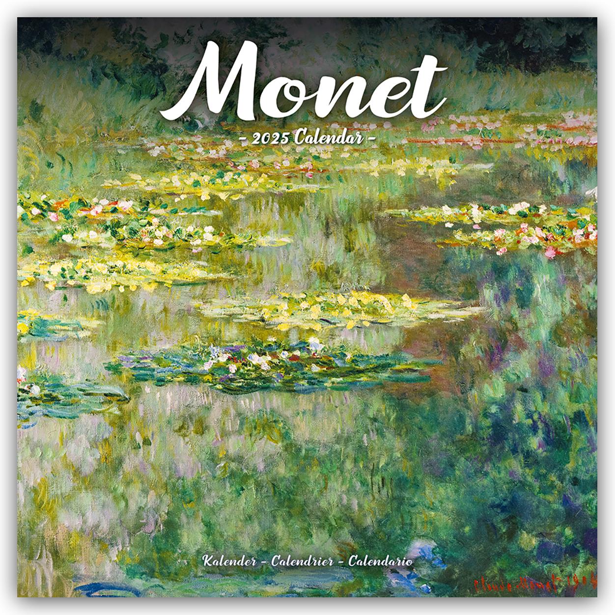 Kalendar/Rokovnik Claude Monet 2025 - 16-Monatskalender 