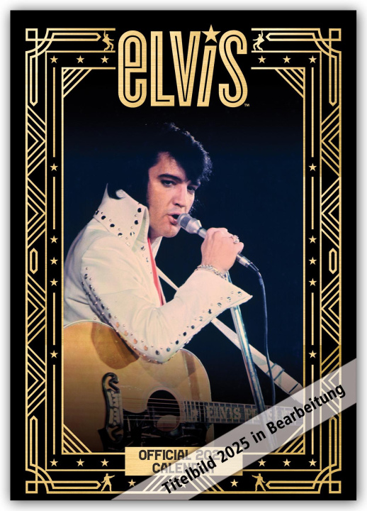 Kalendarz/Pamiętnik Elvis 2025 - A3-Posterkalender 