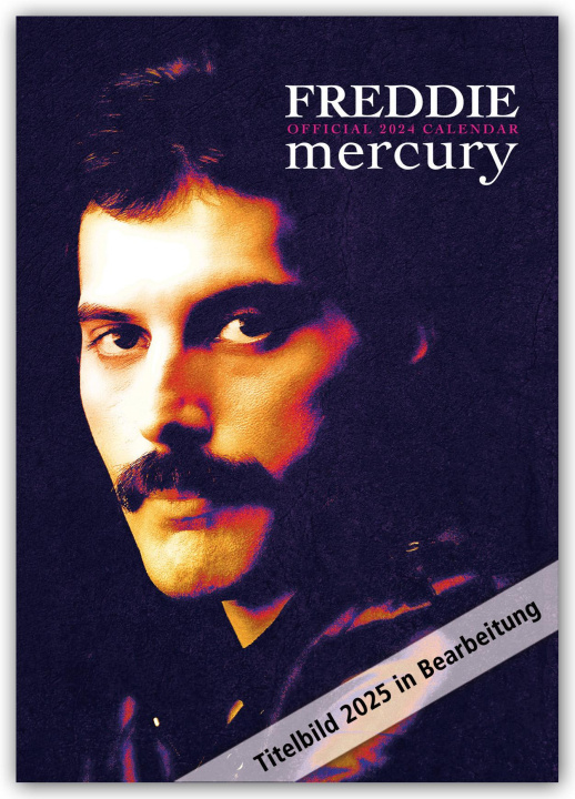 Naptár/Határidőnapló Freddie Mercury 2025 - A3-Posterkalender 