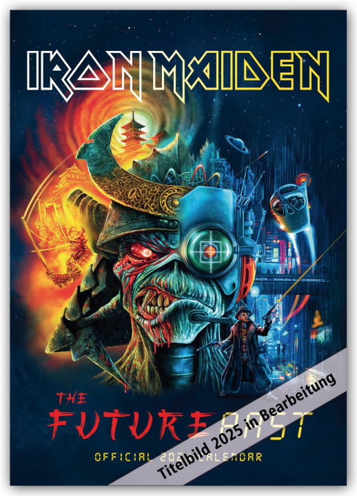 Ημερολόγιο/ημερολόγιο ατζέντα Iron Maiden 2025 - A3-Posterkalender 