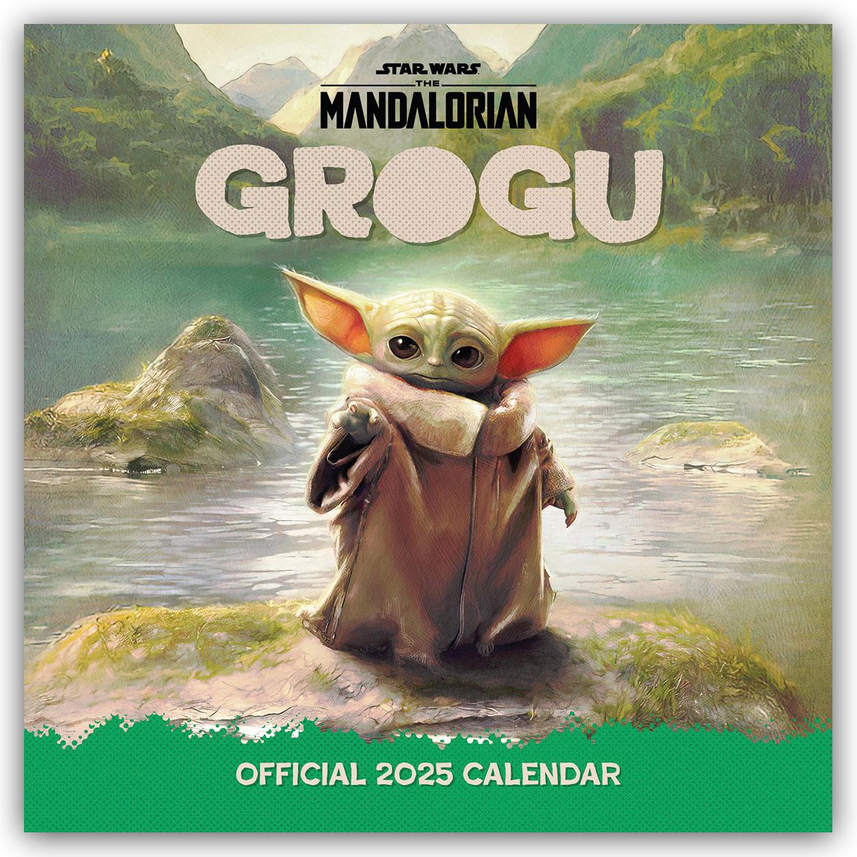 Calendar / Agendă Star Wars - The Mandalorian Grogu 2025 - Wandkalender 