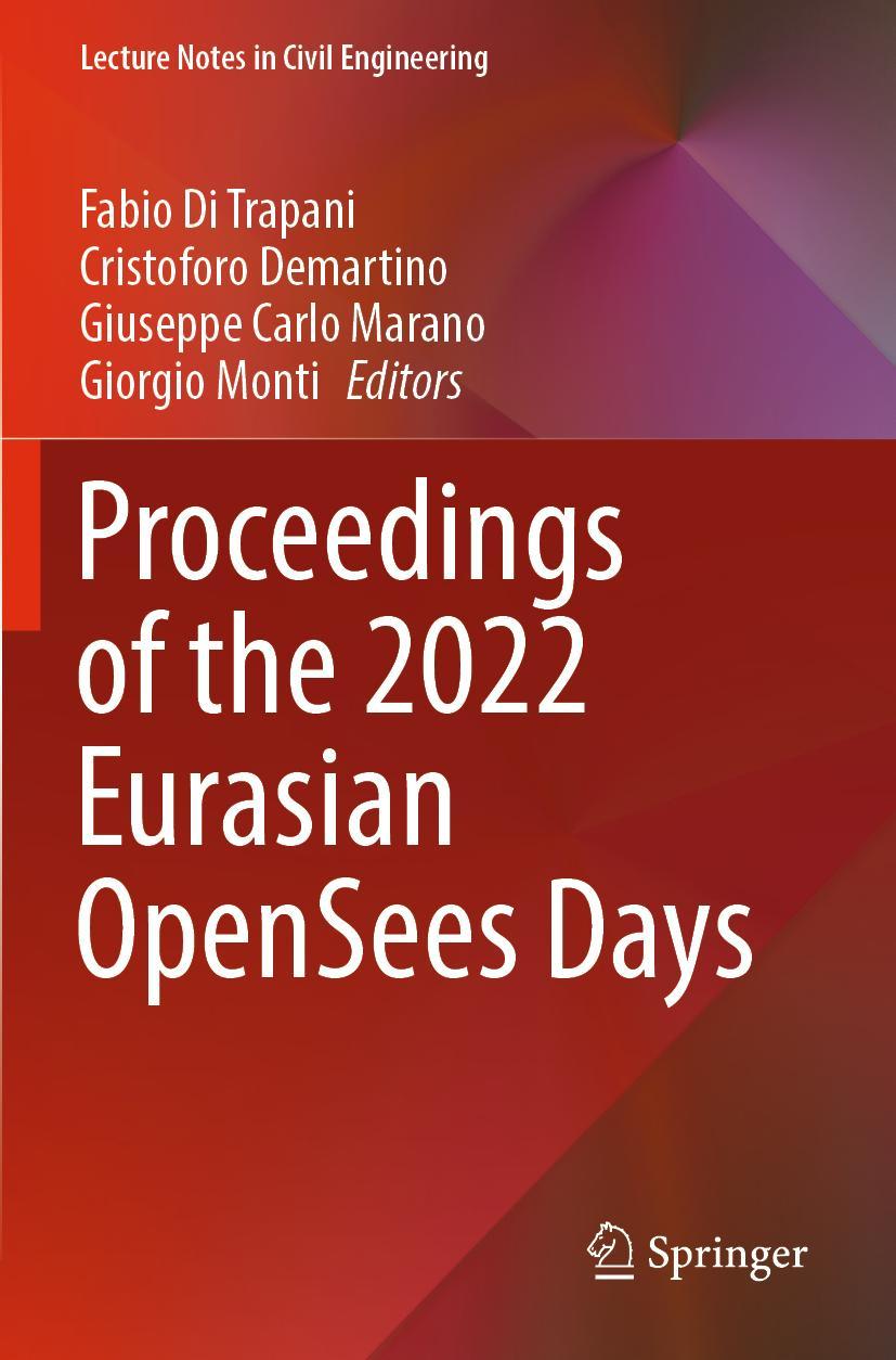 Kniha Proceedings of the 2022 Eurasian OpenSees Days Giorgio Monti
