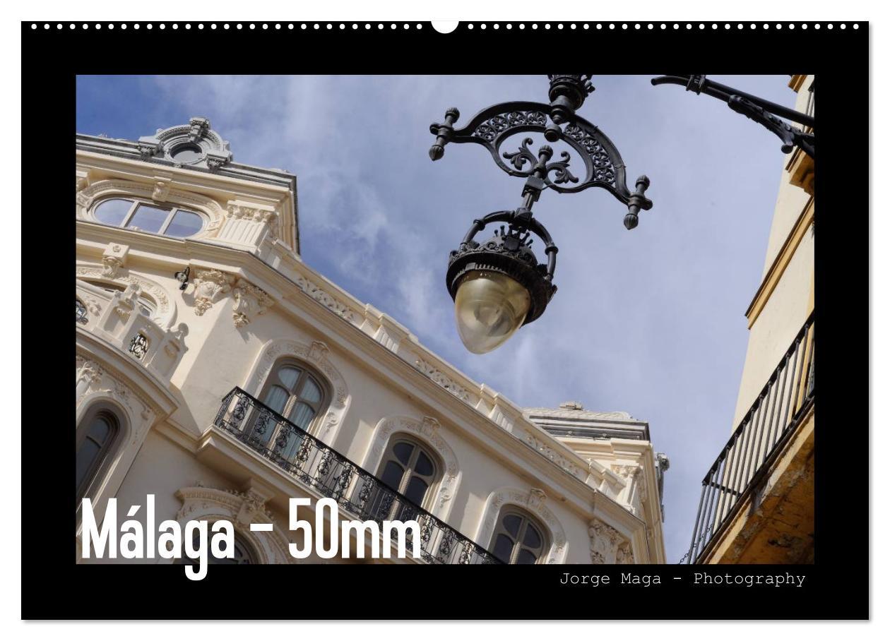 Kalendář/Diář Málaga - 50mm (Wandkalender 2025 DIN A2 quer), CALVENDO Monatskalender 