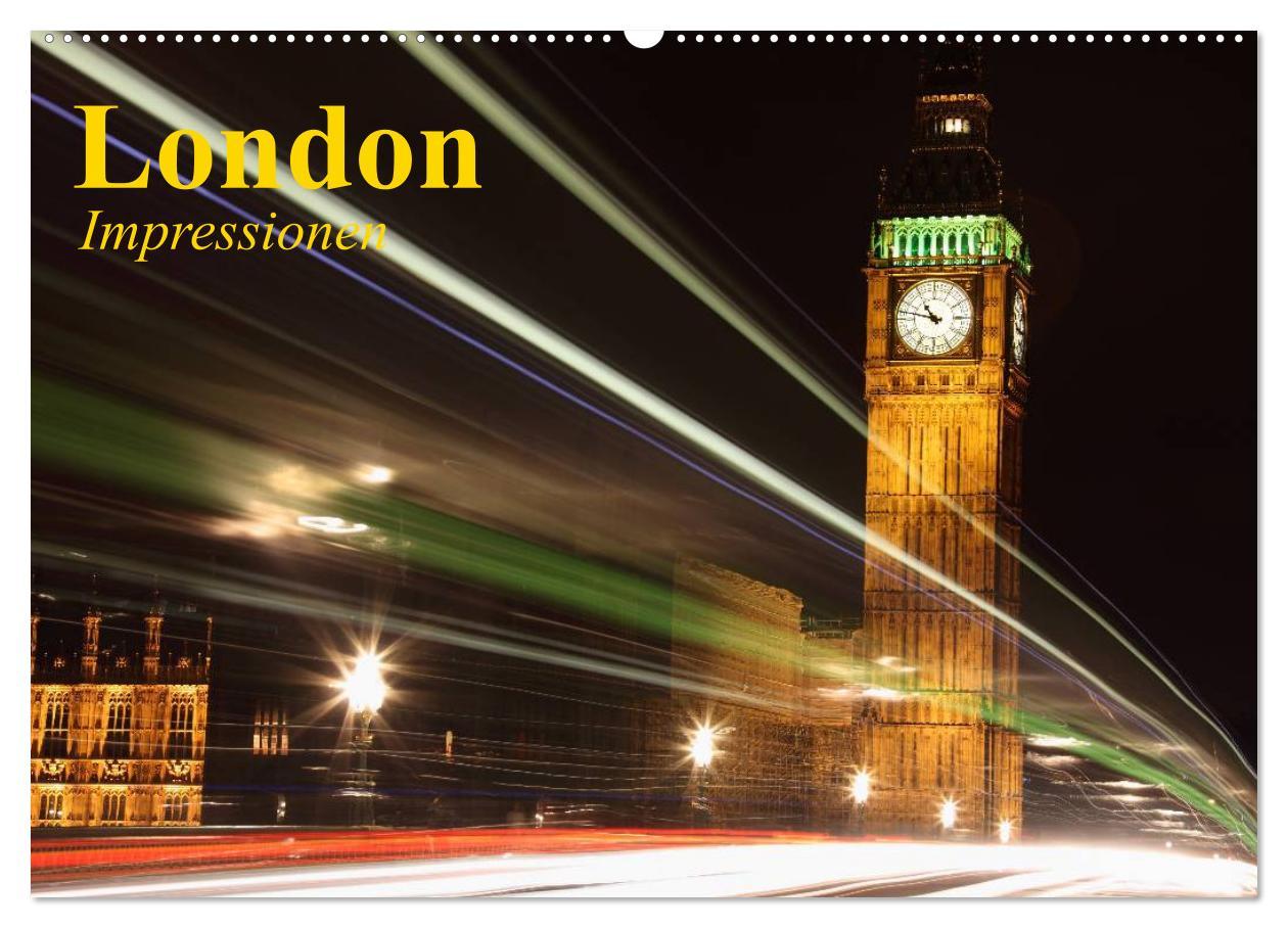 Kalendarz/Pamiętnik London ? Impressionen (Wandkalender 2025 DIN A2 quer), CALVENDO Monatskalender 