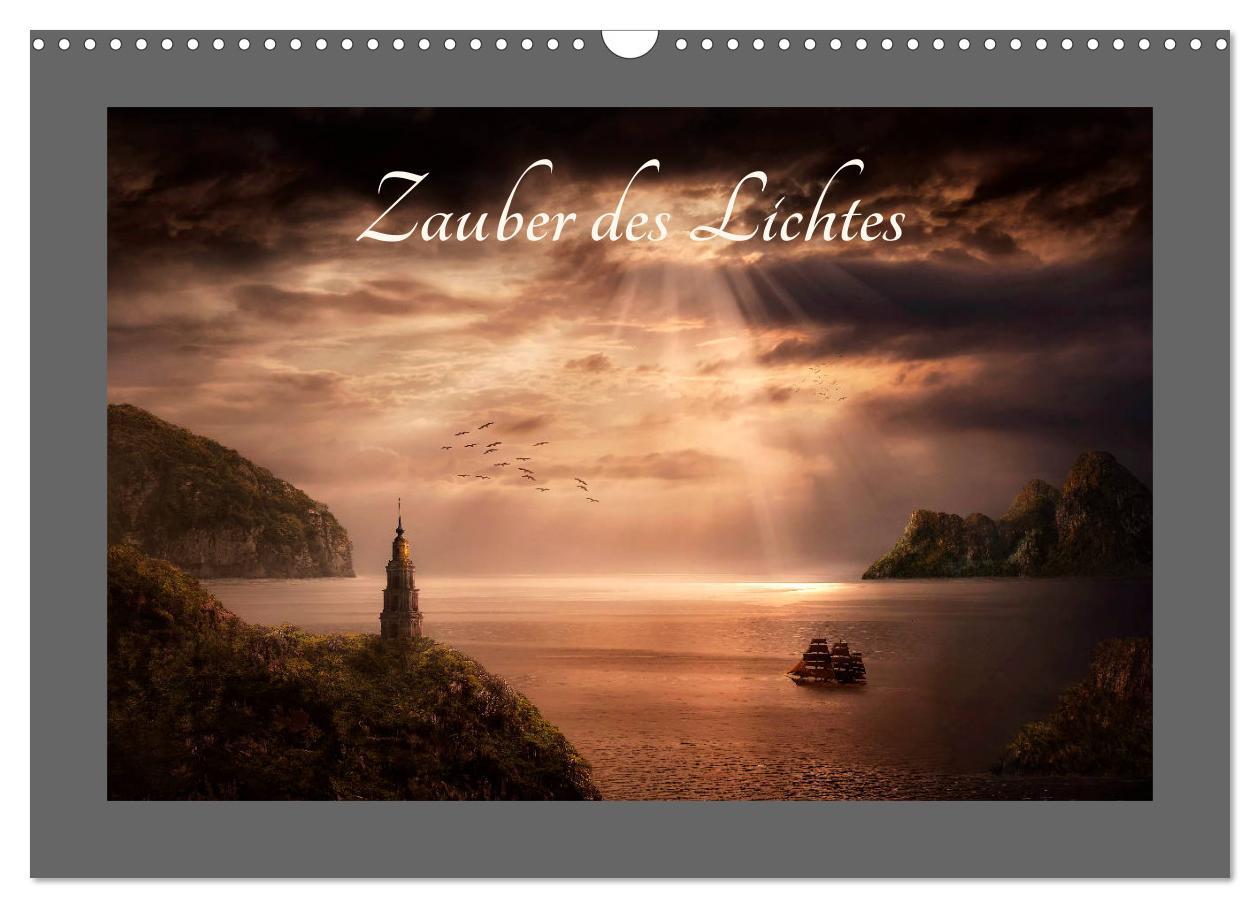 Календар/тефтер Zauber des Lichtes (Wandkalender 2025 DIN A3 quer), CALVENDO Monatskalender 