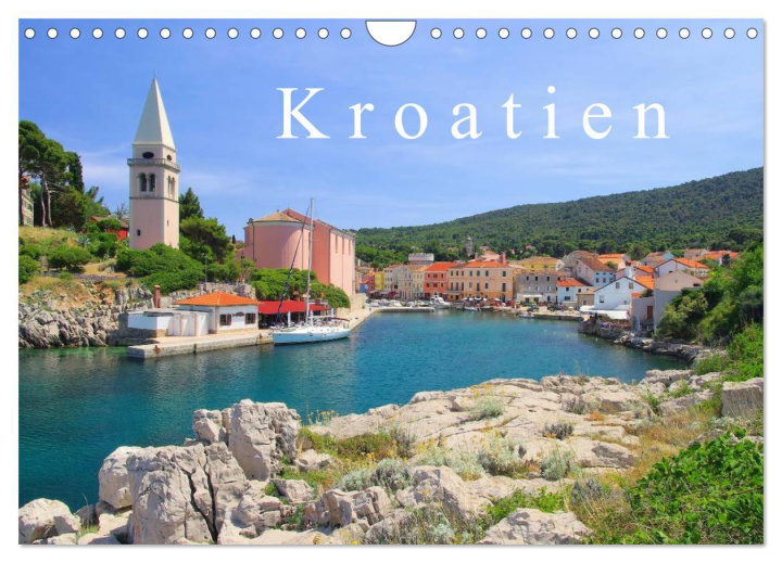 Kalender/Terminbuch Kroatien (Wandkalender 2025 DIN A4 quer), CALVENDO Monatskalender 