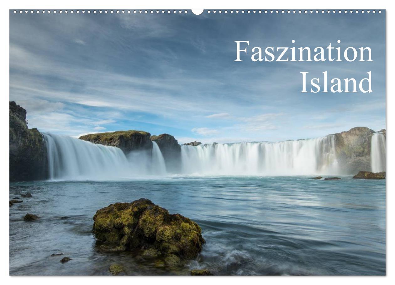 Kalendář/Diář Faszination Island (Wandkalender 2025 DIN A2 quer), CALVENDO Monatskalender 