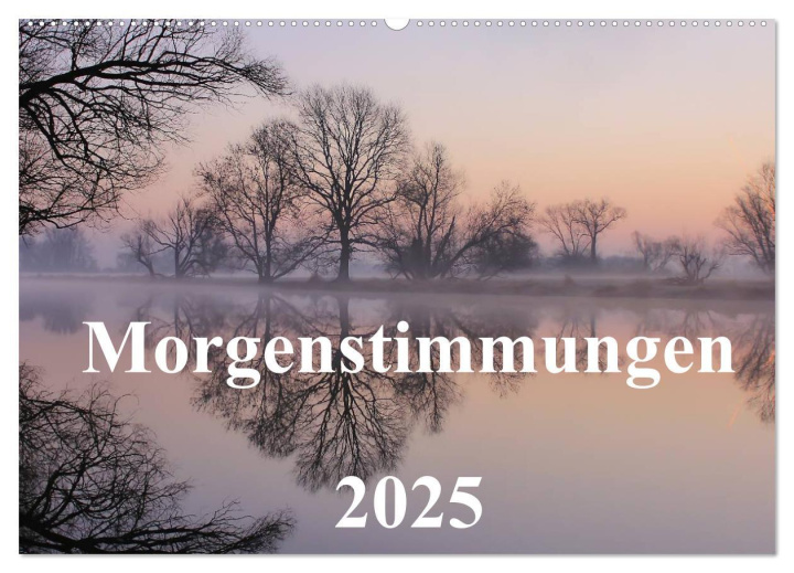 Calendario/Agenda Morgenstimmungen 2025 (Wandkalender 2025 DIN A2 quer), CALVENDO Monatskalender 