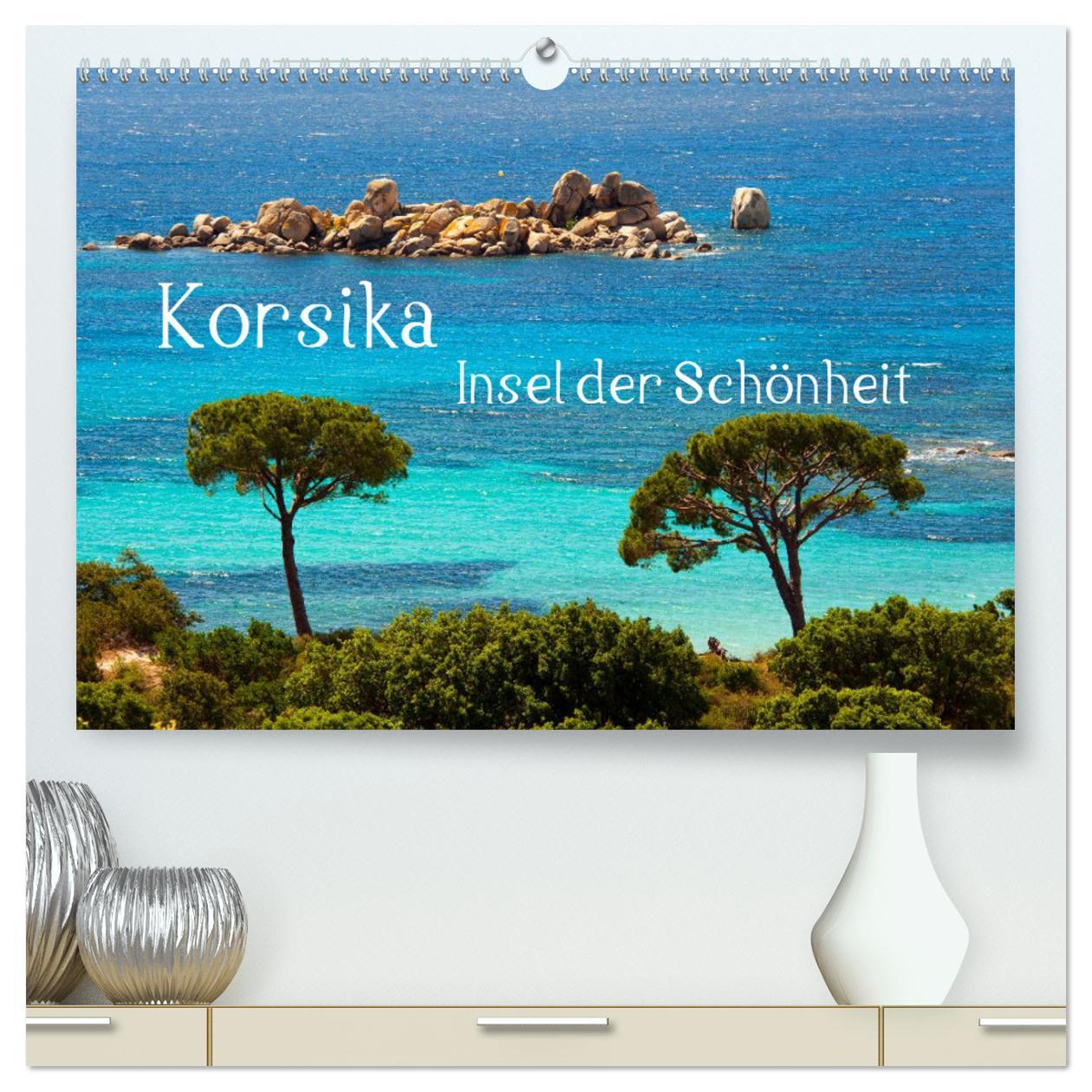 Kalendář/Diář Korsika Insel der Schönheit (hochwertiger Premium Wandkalender 2025 DIN A2 quer), Kunstdruck in Hochglanz 