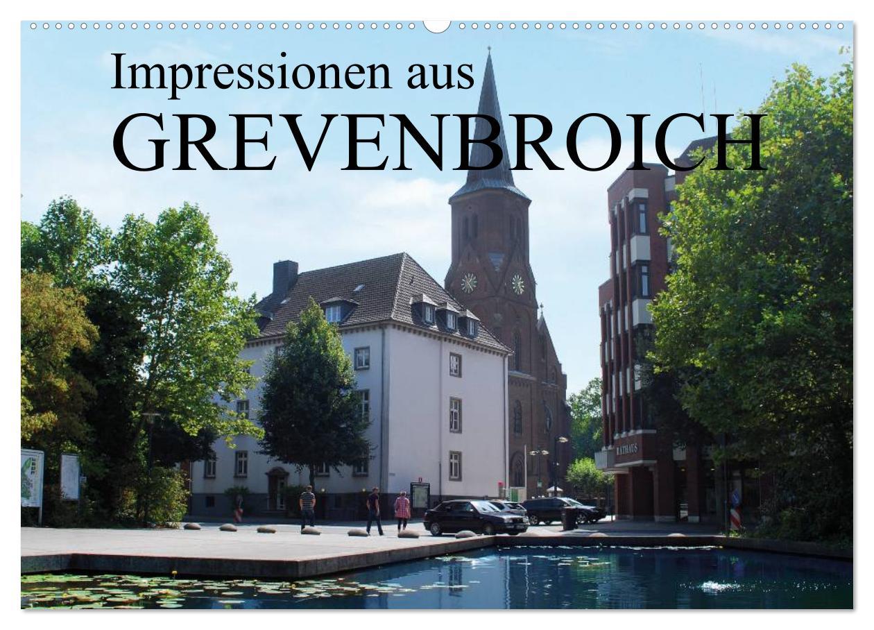 Kalendar/Rokovnik Impressionen aus Grevenbroich (Wandkalender 2025 DIN A2 quer), CALVENDO Monatskalender 