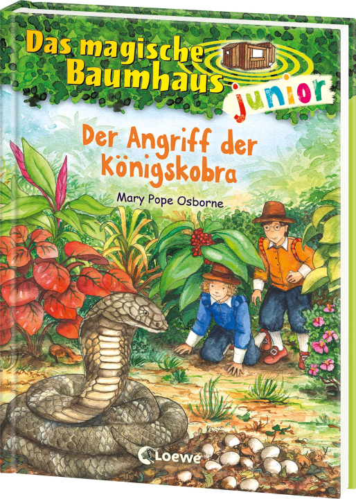 Kniha Das magische Baumhaus junior (Band 39) - Der Angriff der Königskobra Loewe Kinderbücher