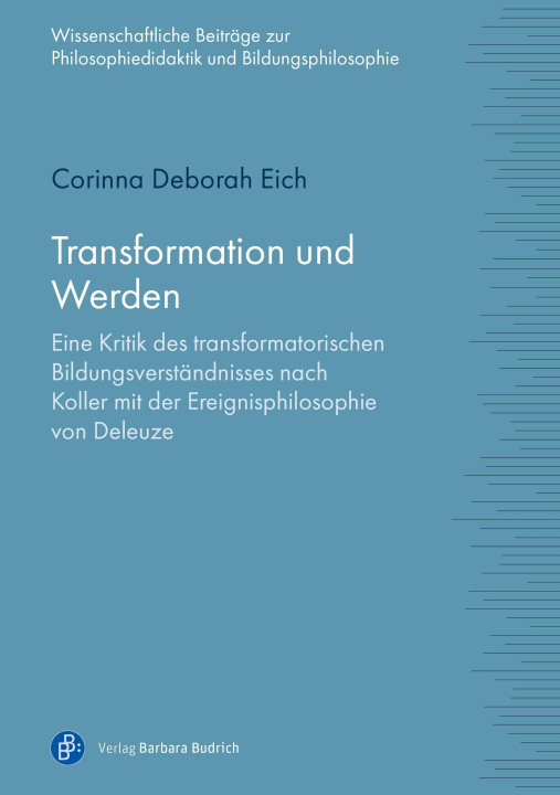 Knjiga Transformation und Werden Corinna Deborah Eich