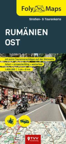 Tiskanica FolyMap Rumänien Ost TVV Touristik Verlag GmbH