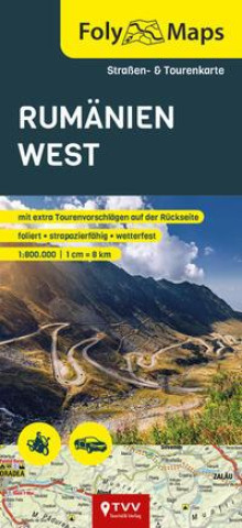 Materiale tipărite FolyMap Rumänien West TVV Touristik Verlag GmbH