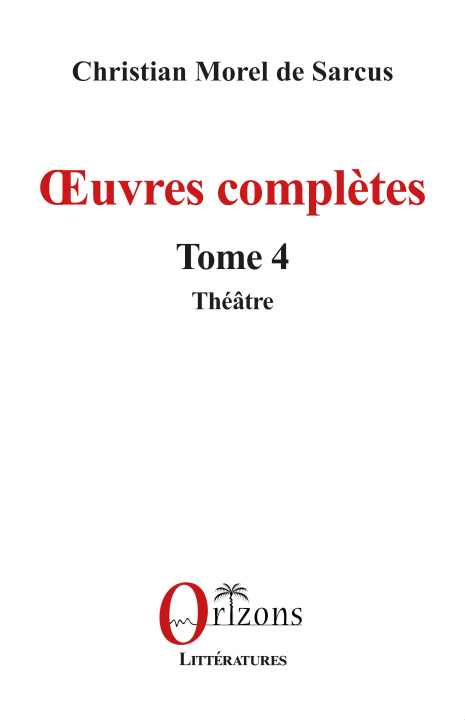 Knjiga ?uvres compl?tes Morel de Sarcus